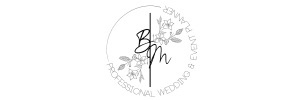 Logo de empresa de bodas Wedding by Morán